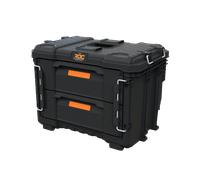 Boîte à outils modulaire - KETER - ROC PRO GEAR 2.0 - 2 tiroirs profonds - Fermetures verrouillables - Séparateurs inclus