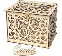 BoîteàCartesdeMariage avec Serrure Urne Mariage en Bois Boîte de Décoration de Mariage [454]