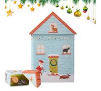 Boîtes à biscuits avec couvercle pour biscuits, boîte en métal avec teckel | Noël - Pour Thanksgiving, les fêtes de vacances au bureau et à la maison, l'école, la salade de fruits, sauce fraise
