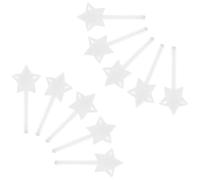 Boîtes à Bonbons Transparentes 10pcs en Plastique, Célébration Halloween | Forme Étoile et Baguette Féerique, Rangement Décoratif pour Petites Friandises, Petits Jouets et Présents