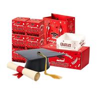 Boîtes À Cartes Pour Remise De Diplômes - Coffret pour cartes postales à message pop-up,Lot De Boîtes Pour Diplôme,Cadeau De Fête École Étudiant Enseignant Université Centre Table