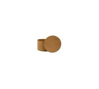 Boîtes à chapeaux - Décopatch - Set de 3 - 15 cm de hauteur - Personnalisables - Marron