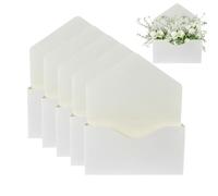 Boîtes à enveloppes pour fleurs - Enveloppe en papier pliable 28 × 22 × 4 cm, matériel de création en papier, porte-bouquet bricolage avec élégant coffret cadeau | 5 pièces pour femmes, filles, amis