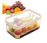 Boîtes À Fruits Pour Réfrigérateur Boîte Transparente Alimentaire Empilable | Organisateurs et Stockage pour Réfrigérateur Pour Snack Laitue Céleri Ketchup Viande Cuisine Maison
