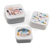 Boîtes à goûter Marceau - Amadeus - Décoré - Plastique Multicolore G