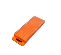 Boîtes à outils Boîte rangement foret Orange, boîte dessin en plastique, à outils spéciale pour hélicoïdal, accessoires robinetterie, pièces Organisateur outils(A7)