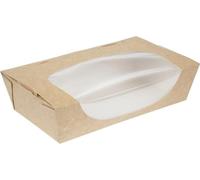 Boîtes à salade recyclables Colpac avec fenêtre de visualisation 1L (200 pièces)