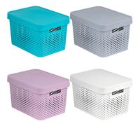 Boîtes ajourées avec couvercle Infinity électroménager plusieurs couleurs