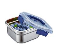Boîtes Alimentaires De Conservation Acier Inoxydable Étanche Empilable Avec | Contenants Hermétiques Pour Conservation Snack, Salade, Repas, École, Travail, Pique-Nique, , ,