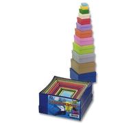 Boîte cadeau 'Carré', tailles/couleurs assorties