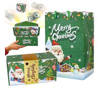 Boîtes Cadeaux Surprise Explosions pour Argent,Explosions De Coffret Cadeau Surprise pour De l'argent, 10x7,5x18,5 Boîte De Distributeur d'argent Boîte De Noël Rebondissant, pour l'anniversaire, Noël