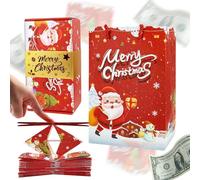 Boîtes Cadeaux Surprise Explosions Pour Argent,Explosions De Coffret Cadeau Surprise Pour De L'argent, 10x7,5x18,5 Boîte De Distributeur D'argent Boîte De Noël Rebondissant, Pour L'anniversaire, Noël