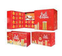 Boîtes Compte À Rebours Noël Décoration Vide Réutilisable à Remplir 24 | Compte à Rebours de Noël Avent Pour Petite Amie Fils Snacks Bureaux