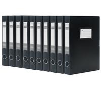 Boîtes d'archives A4 en plastique, dos de 40 mm, lot de 10