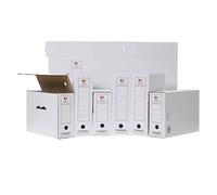Boîtes D'archives - Grafoplás - Lot De 50 - Carton Microcanal - Format Feuille Prolongée - 2 Façades