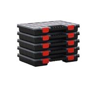 vidaXL Boîtes d'assortiment 5 pcs 34,5x25x5 cm Polypropylène