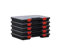 boîtes d'assortiment vidaXL 5 pcs. 40x30x5 cm polypropylène