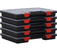 Boîtes d'assortiment 5 pcs 40x30x5 cm Polypropylène