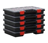 boîtes d'assortiment vidaXL 10 pcs. 34,5x25x5 cm polypropylène