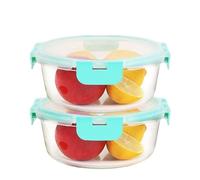 Boîtes de conservation alimentaire - YYV - Ensemble de 4 - Verre - Étanches - 650ml et 1000ml