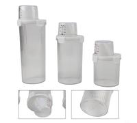 Boîtes de conservation hermétiques avec bec verseur - Distributeur de céréales en plastique sans BPA pour l'organisation du garde-manger, farine de riz, sucre, bac à couvercle verrouillable, grande