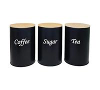 Boîtes De Cuisine Pour Plan De Travail,3 Pièces 1200ml Organisateur de Boîtes de Conservation Alimentaire - Conteneurs De Stockage Pour Café Sucre Thé - Pour Bonbons Avoine Farine Crème Sel Comptoir D