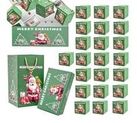 Boîtes de Noël, boîte à monnaie de Noël, 18,4 x 9,3 cm, support de récipient festif, design robuste avec motif de vacances pour , festival, anniversaire, , femmes, adultes