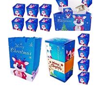 Boîtes de Noël Emballées - Boîte Porte-Monnaie Pour Les Fêtes De Noël Joyeuses,Fournitures de Fête pour Célébrations à la Maison Mariage Bijoux Pâtisserie Anniversaire Famille