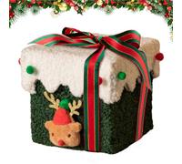 Boîtes de Noël - Récipient à goûter vide | Boîte d'emballage de bonbons de Noël | pour chocolat, goûter, d'épices, décoration d'intérieur, fête