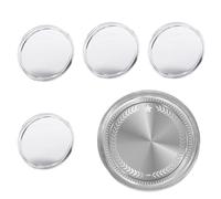 Boîtes De Protection pour Pièces Commémoratives - Boîte Porte-pièces en Plastique Transparent | Vitrine Transparente pour Ṕièces De Monnaie | Conteneurs Ďe Stockage Đe Collection D́e P̀ièces D̄e