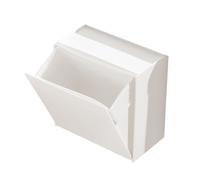 Boîtes de Rangement Boîte Murale Carrée | Organisateur Mural pour Salles de Bain Cuisines Chambres Salon Téléphone Portable Clés Articles de Toilette Coton-Tiges