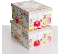 Boîtes de rangement en carton 50 x 39 x 24 cm avec couvercle