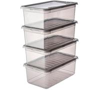 Boîtes de rangement - KEEEPER - Bea - Système Air Control - 5,6 L - Transparent (Crystal Grey)
