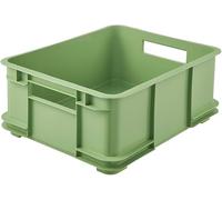 keeeper Caisse empilable en plastique Bruno Eco Line Euro-Box L 20 L avec poignées Vert