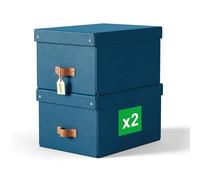 Leitz Puro Medium Storage Box 2 Units Bleu Enfants