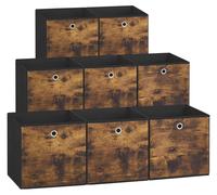 Boîtes de rangement, lot de 8, boîtes de rangement, boîtes pliables, 30 x 30 x 30 cm, boîtes en tissu, pour étagères à cubes, rangement pour vêtements, pour la chambre à coucher et le salon