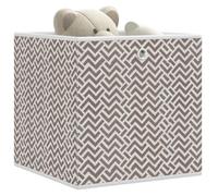vidaXL Boîtes de rangement pliables 4 pcs 32x32x32 cm en tissu intissé
