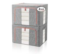 Boîtes de rangement pliables en tissu Oxford avec fenêtre