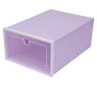 Boîtes de rangement pour chaussures, design économe en espace, matériau durable, couleur : LILAS