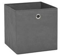 Boîtes de rangement, tissu non tissé durable, utilisation polyvalente, GRIS FONCÉ