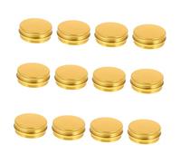 Boîtes en Aluminium, La crème supérieure à Visser en Aluminium cogne 12 PCs d'or 5x5x2 cm for Le Voyage de cosmétiques