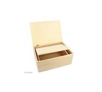 Boîtes gigognes en bois - Rectangulaire - 22 x 16 x 9 cm - 2 pcs