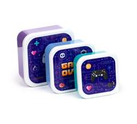 Puckator Lot de 3 boîtes à déjeuner empilables Game Over M/L/XL Plastique