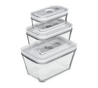 Boîtes sous-vide - ZWILLING - Lot de 3 - Verre - Rectangulaire - Résistantes de -20°C à +180°C