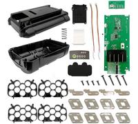 Boîtier 40 V avec support de 20 cellules et PCB pour réparation d'outils électriques, boîtier de rechange pour outils compatibles, assemblage au lithium vert ABS