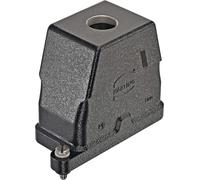 Boîtier à douille HARTING Han 10HPR, sortie de câble droite 1xM25, verrouillage à vis - 1 pièce
