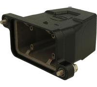 Boîtier à douille HARTING Han 6HPR, sortie de câble droite 1xM40, verrouillage à vis - 1 pièce