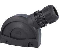 Boîtier à douille HARTING Han ECO 24B, sortie de câble latérale 1xM40, pour 2 étriers (sur la partie inférieure) Plage de serrage 16,0 mm -