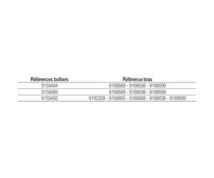 Boîtier à enfoncer pour charnières 180°, 230°-Selekta Pro 2000 HETTICH