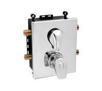 Boîtier à piles Novaservis thermostat PODOMÍTKOVÁ 2 VÝVODY CHROM BOX57052RT,